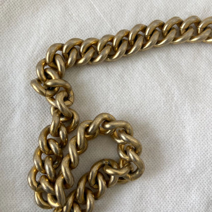 Chanel  White/Gold Woven Leather Small Reverso Boy Flap Bag