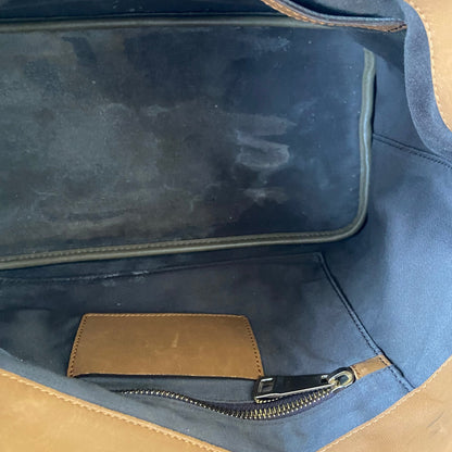 Chloe Brown Python and Leather Baylee Tote