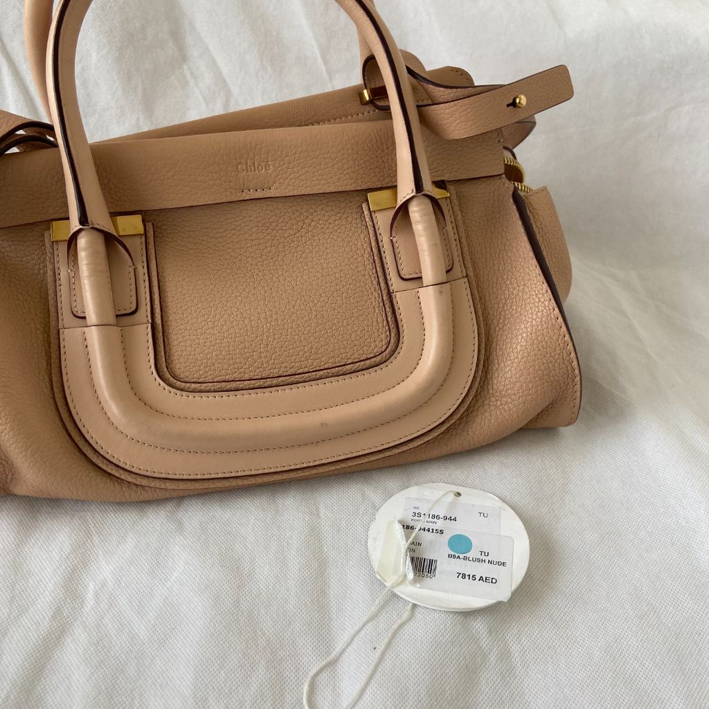 Chloe Everston Satchel Leather Tan Bag