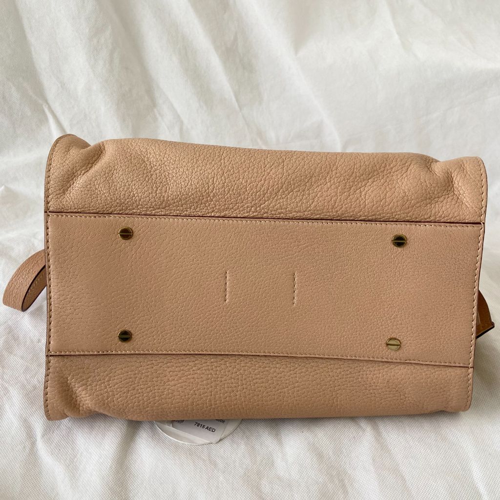 Chloe Everston Satchel Leather Tan Bag