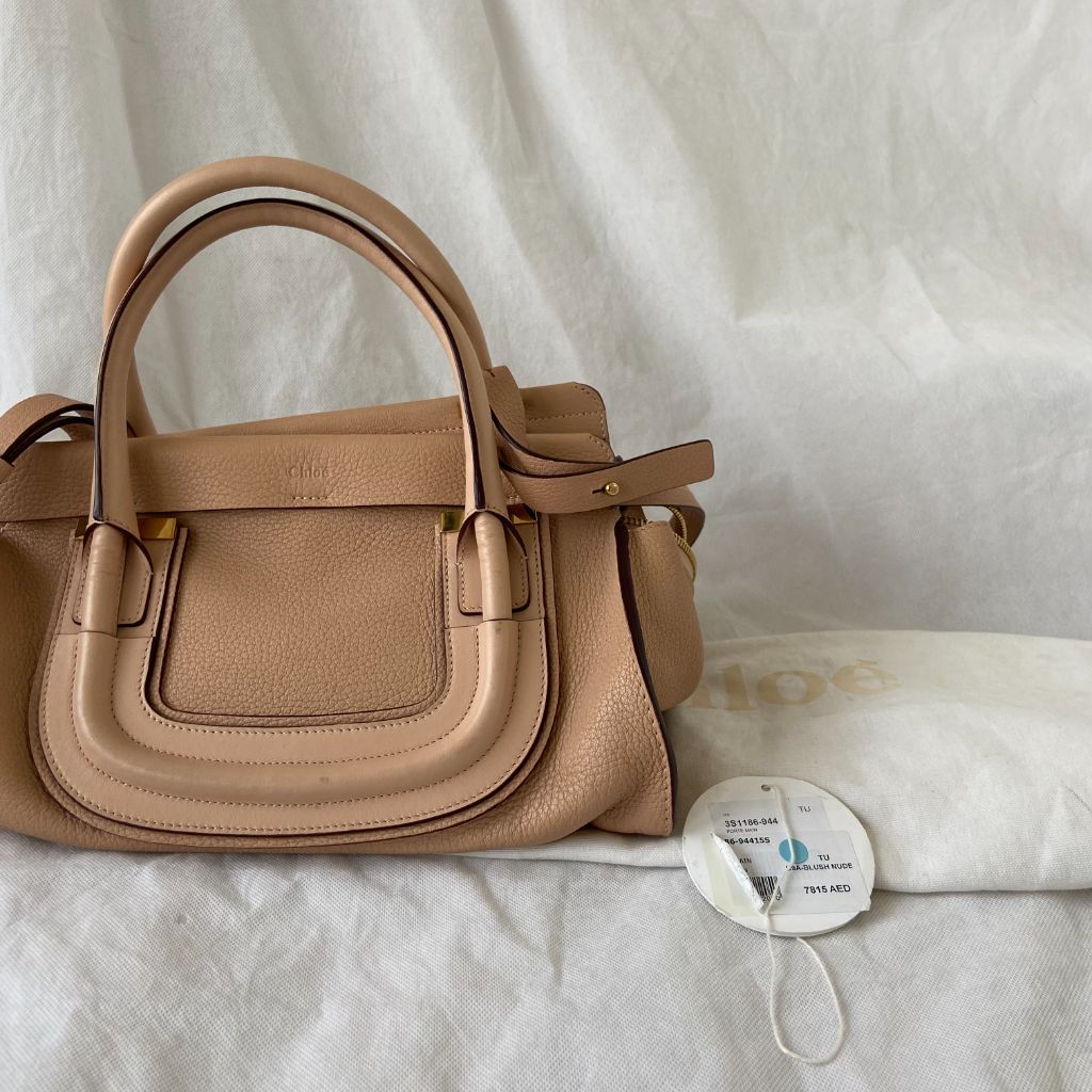 Chloe Everston Satchel Leather Tan Bag
