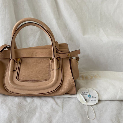 Chloe Everston Satchel Leather Tan Bag