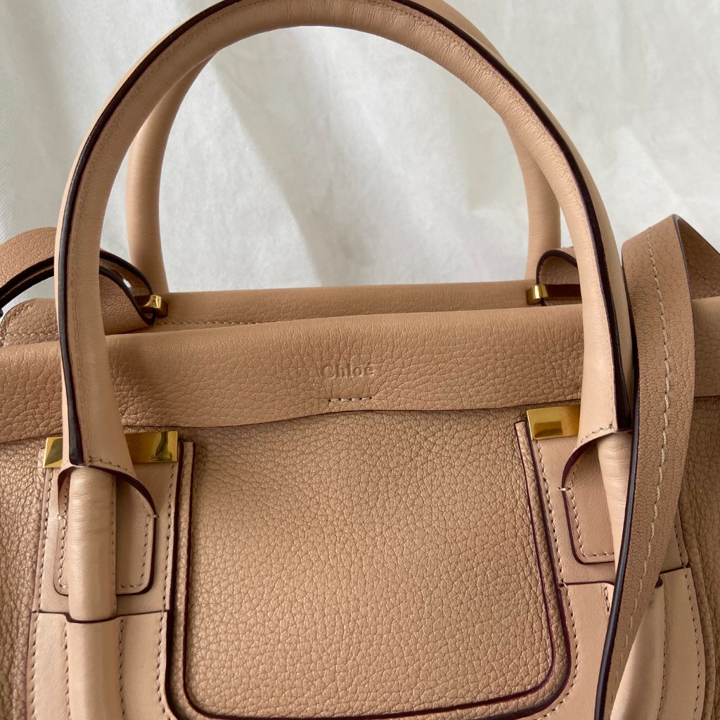 Chloe Everston Satchel Leather Tan Bag
