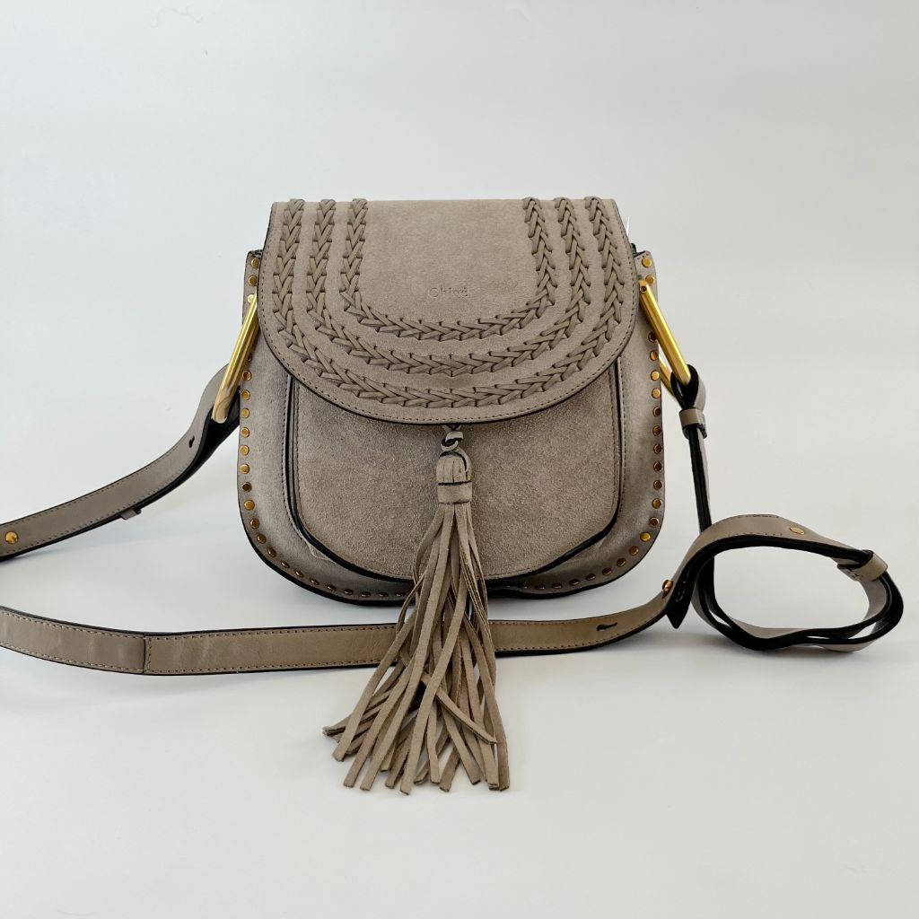 Chloe Hudson Handbag Whipstitch Suede