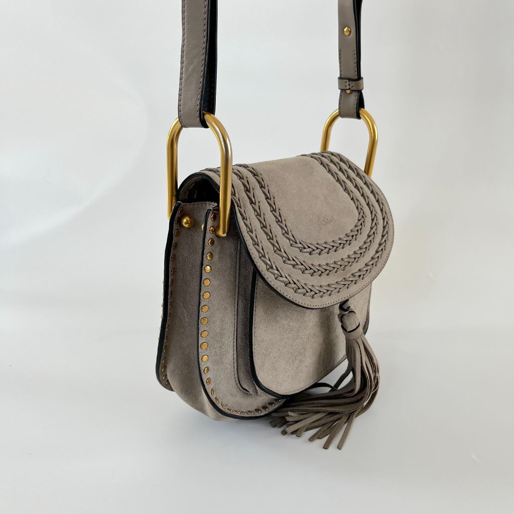 Chloe Hudson Handbag Whipstitch Suede