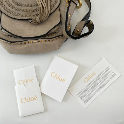 Chloe Hudson Handbag Whipstitch Suede