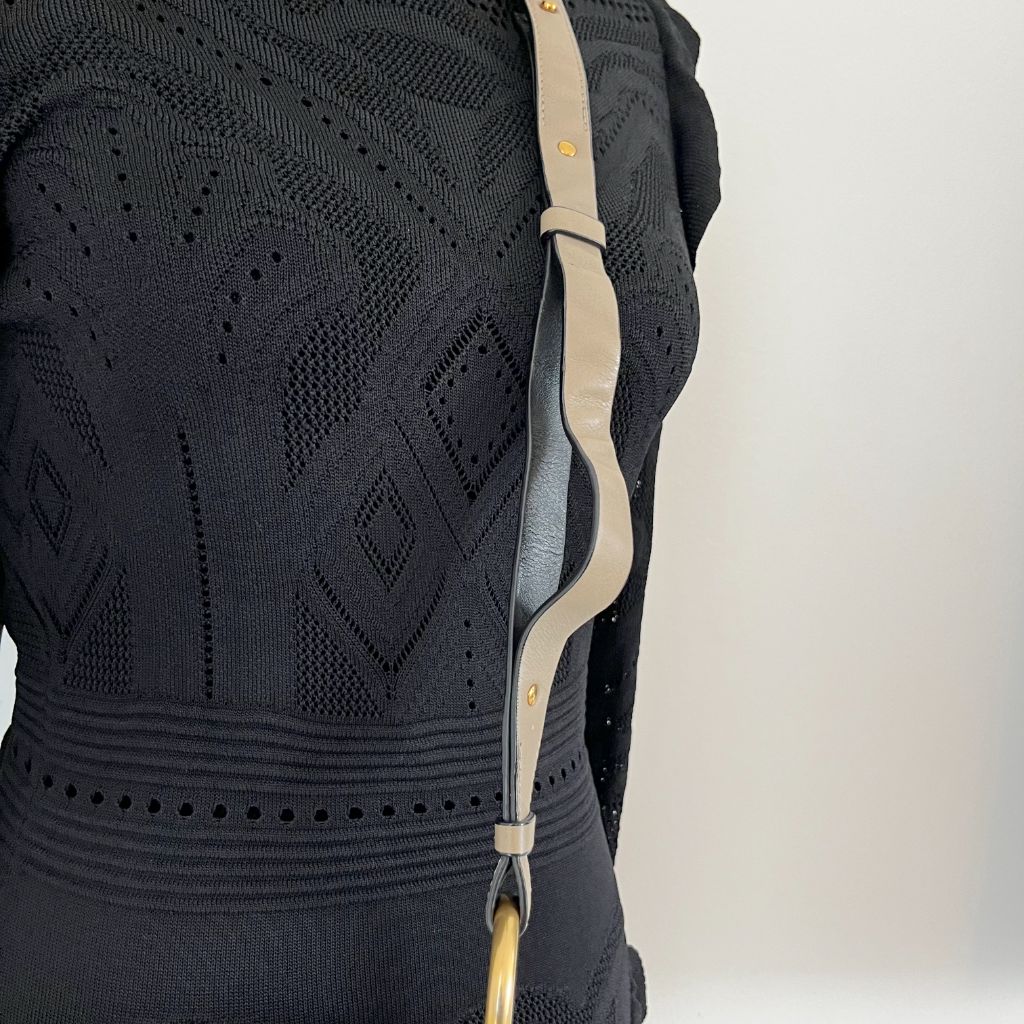 Chloe Hudson Handbag Whipstitch Suede