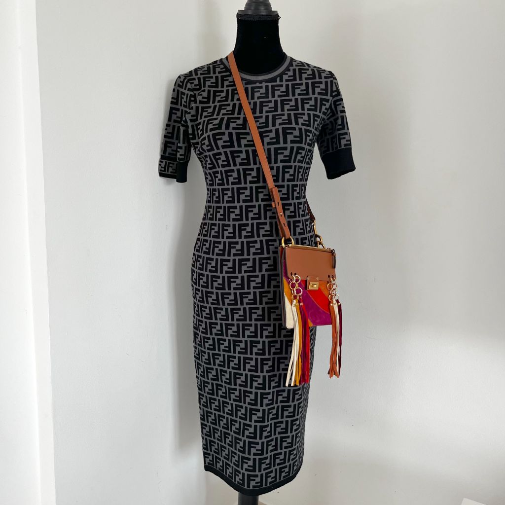 Chloè Jane Small Tassel-Trim Leather Crossbody Bag