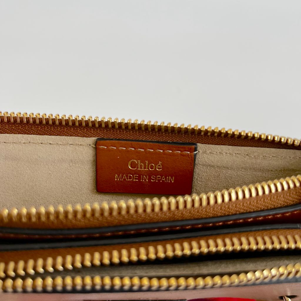 Chloè Jane Small Tassel-Trim Leather Crossbody Bag