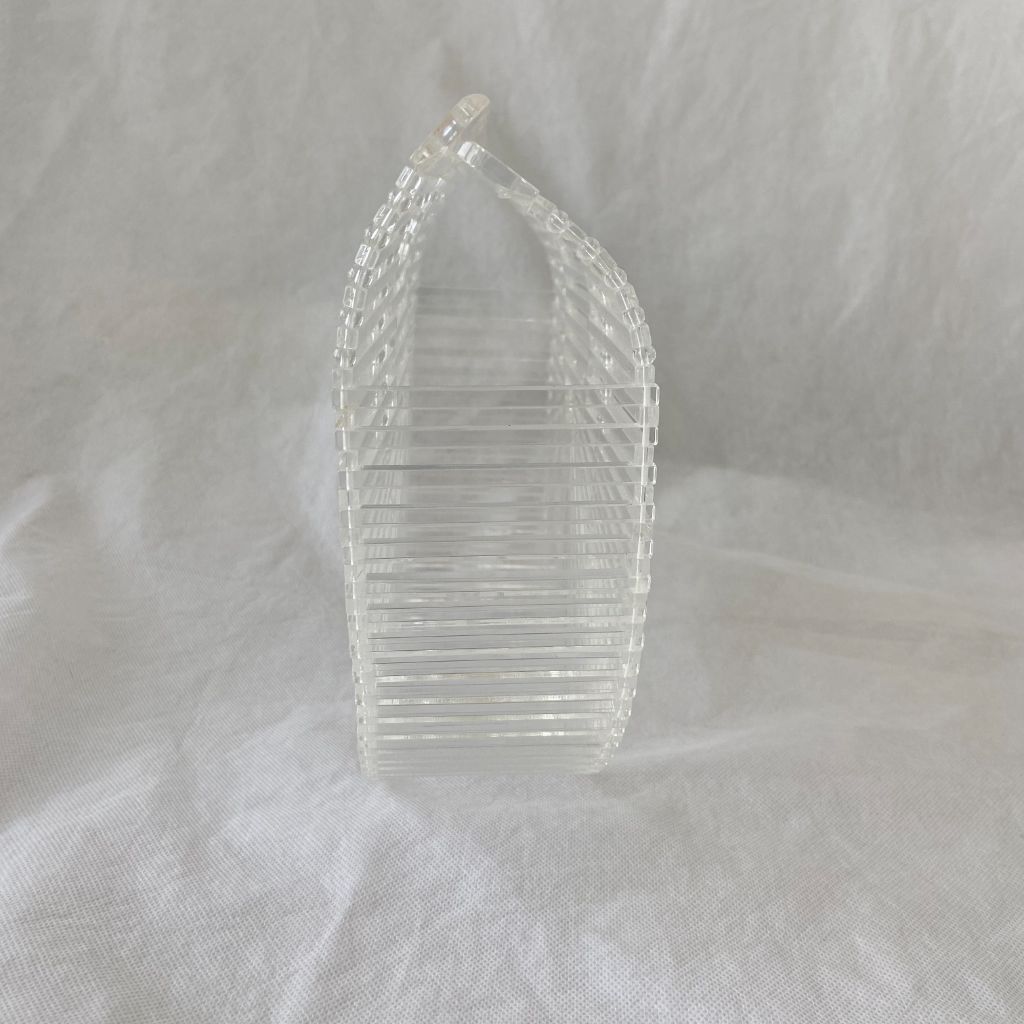 Cult Gaia crystal clear Plexi clutch