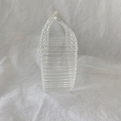 Cult Gaia crystal clear Plexi clutch