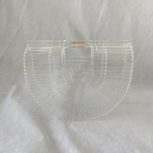 Cult Gaia crystal clear Plexi clutch