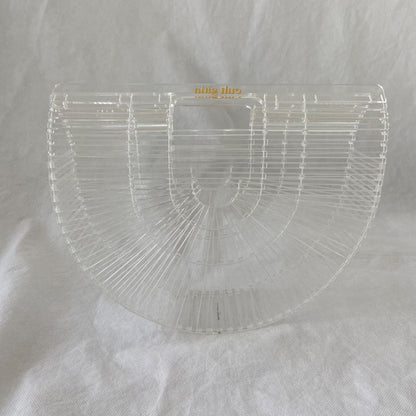 Cult Gaia crystal clear Plexi clutch