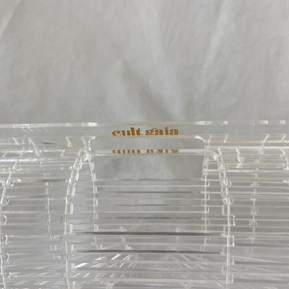 Cult Gaia crystal clear Plexi clutch