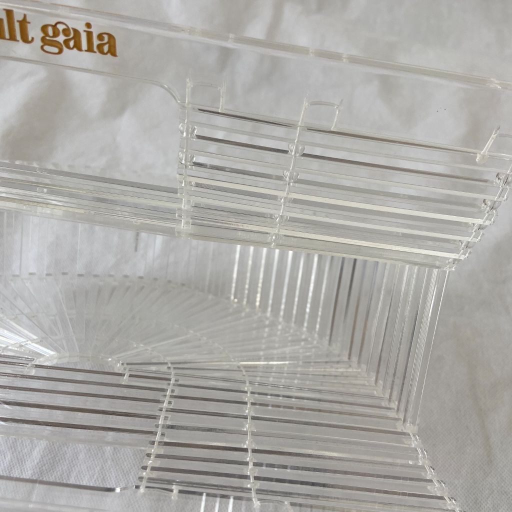 Cult Gaia crystal clear Plexi clutch