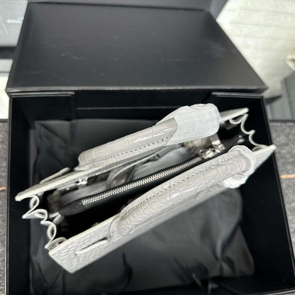 Saint Laurent GREY ‘Sac De Jour Nano’ shoulder bag