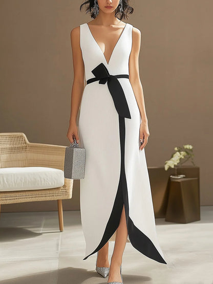 Butterfly Print Slim Fit Women's Dress