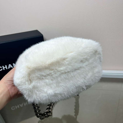 CHANEL Plush Designer Shoulder Top Handle Bag Crossbody Underarm Top Handle Bag For Women