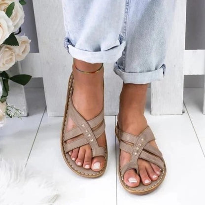 Wedge flip flops flat sandals