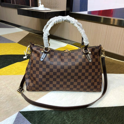 Louis Vuitton Damier Limington Brown N40023 Women’s Canvas Handbag