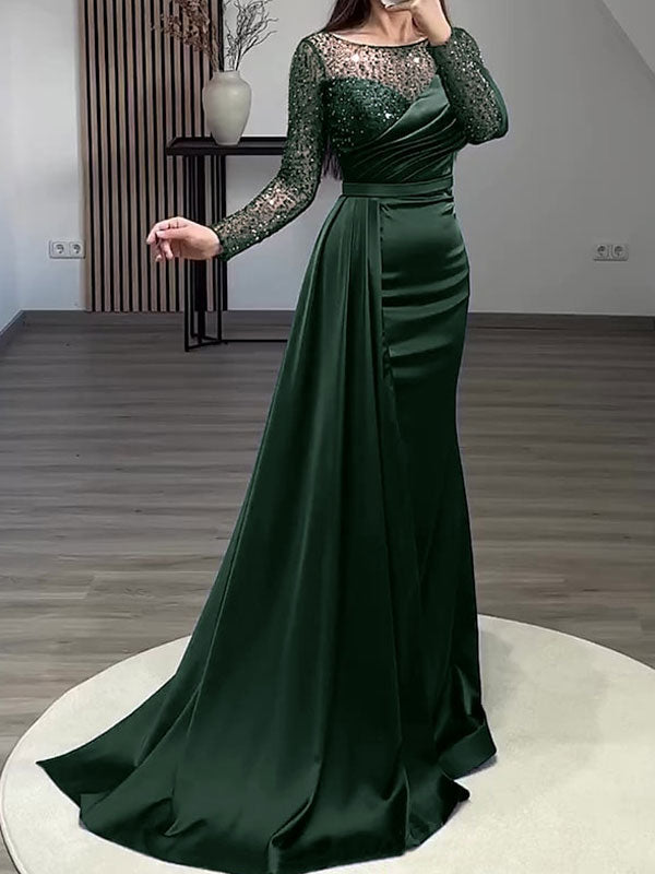 Mermaid Sequin Elegant Gown