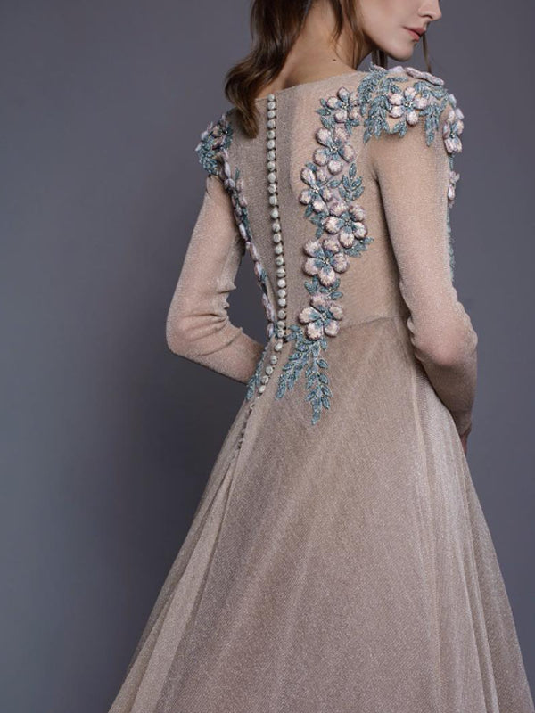 Fine Shimmery Trail Women's Dress