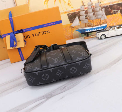 LV Nano Porte Documents Voyage Monogram Eclipse