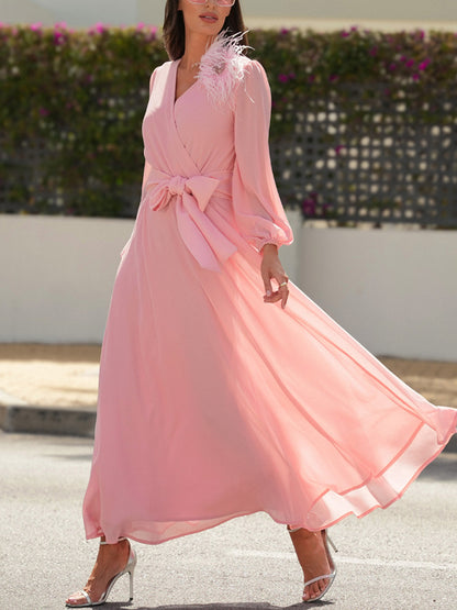 Light And Elegant Chiffon Charm Women's Dress