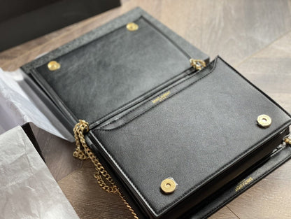 Saint Laurent Becky Mini Chain Bag in Carré