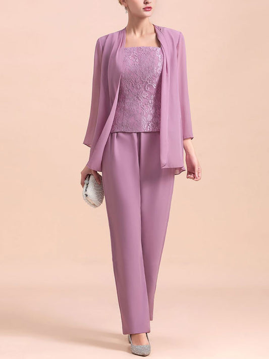 Temperament and elegant vest and cardigan women's three-piece suit