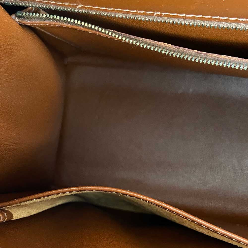 Hermes Brique Box Calf Leather Gold Hardware Kelly Sellier 35 Bag