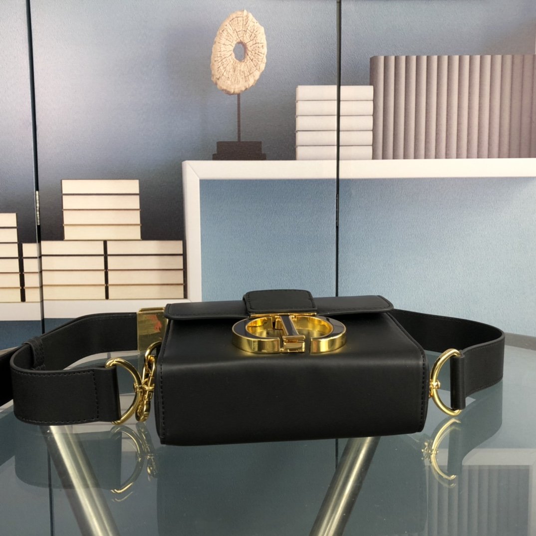 Dior 30 Montaigne Box Bag Blue Dior Oblique Jacquard Women