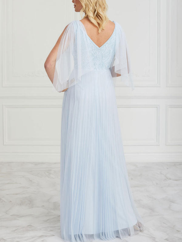 Mesh waist-skimming temperament delicate ladies dress