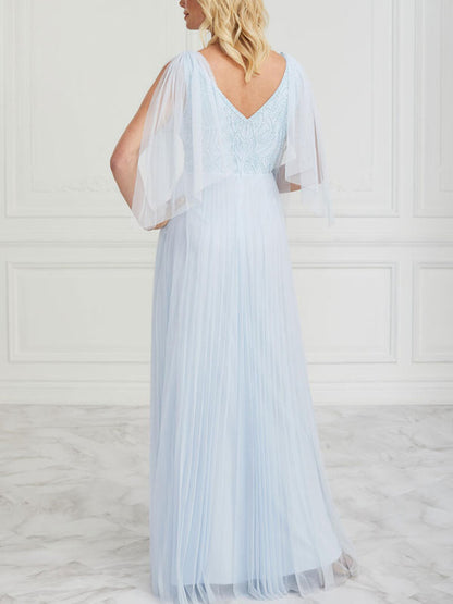 Mesh waist-skimming temperament delicate ladies dress