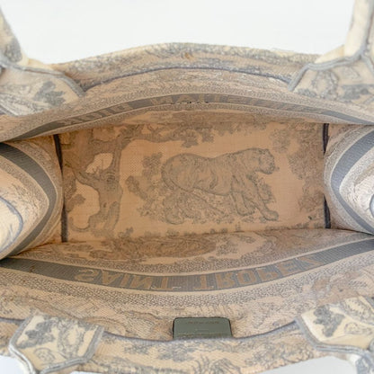 Dior Canvas Book Tote Medium Bag