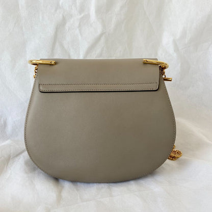 Chloé Grey Suede and Leather Drew Bag
