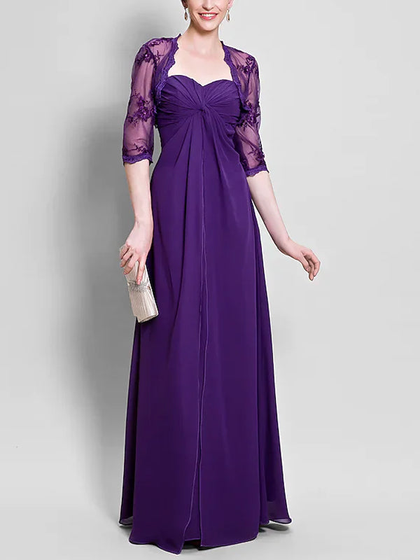 Strapless Solid Color Dress Lace Top Suit