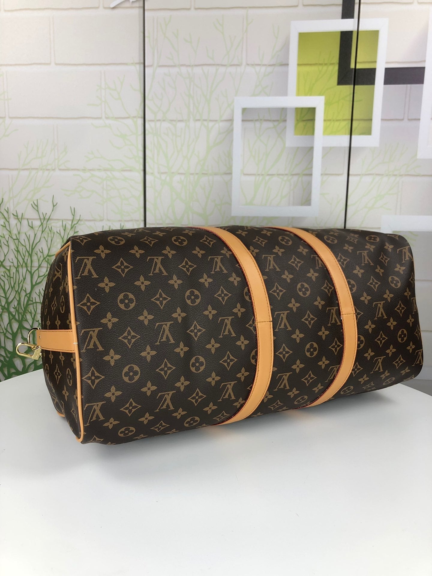 Louis Vuitton Monogram Keepall Bandouliere 60 Travel Bag