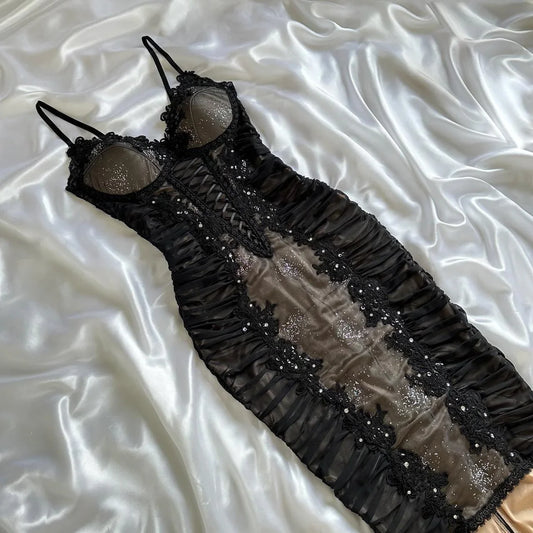 Black Brown Shiny Exquisite Elegant Beaded Lace Long Corset Ball Gown,Evening Dress,Party Dress gh3515