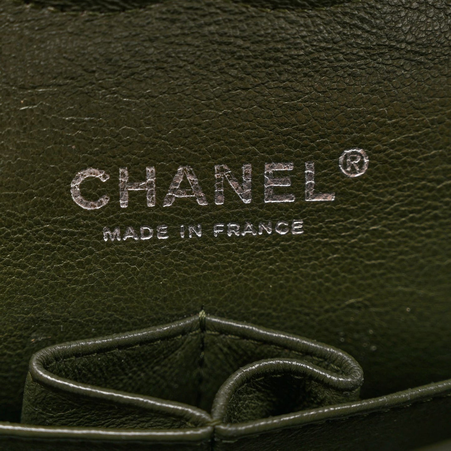 Chanel Caviar Quilted Medium Double Flap Dark Green