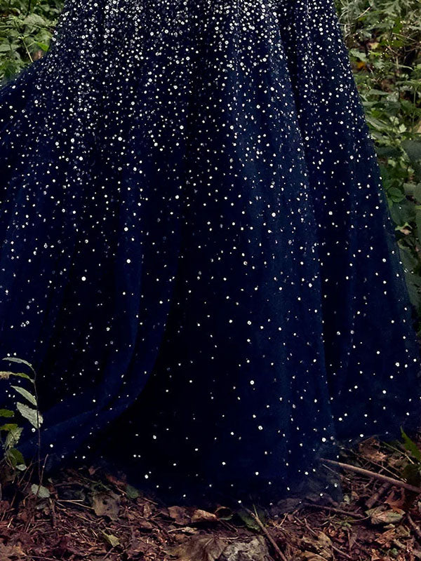 Off-The-Shoulder Chiffon Women's Evening Dress