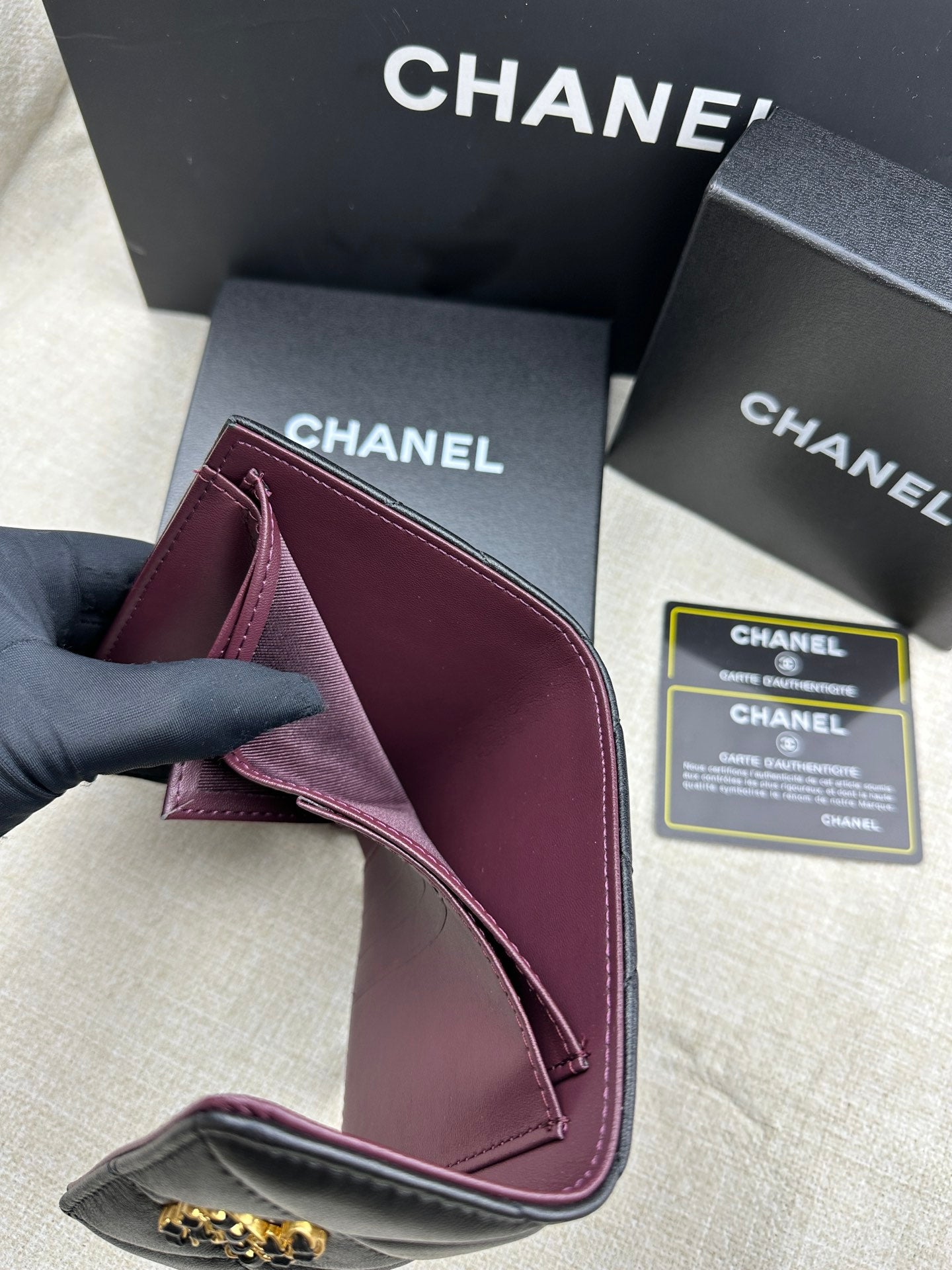 Chanel 19 Small Flap Wallet