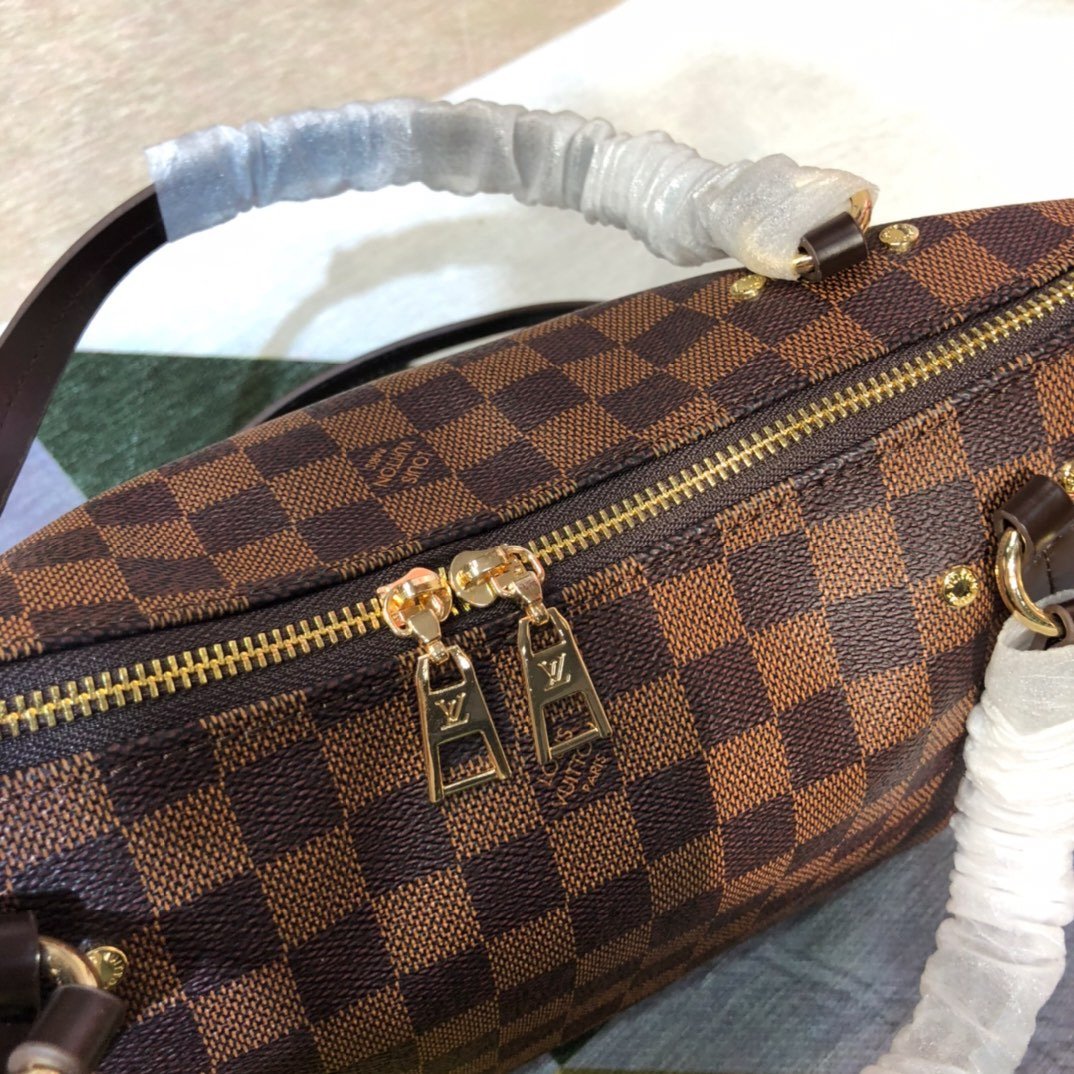 Louis Vuitton Damier Limington Brown N40023 Women’s Canvas Handbag