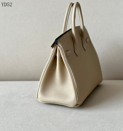 H BIRKIN 25 TOGO BEIGE SILVER HARDWARE 25CM