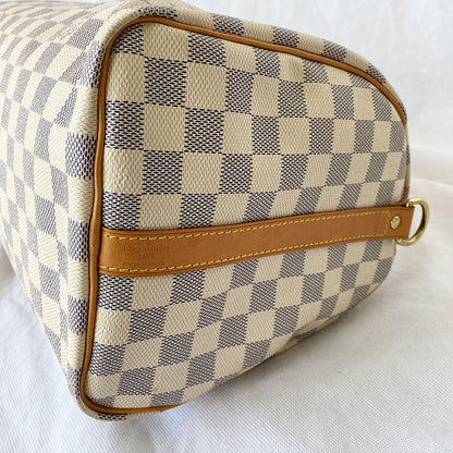 Louis Vuitton Speedy Bandoulière 30 Azur handbag