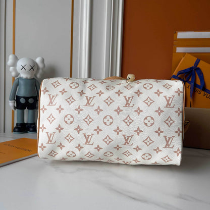 LOUIS VUITTON SPEEDY SOFT 30 LUCKY BAG MONOGRAM DUNE 30CM M15108