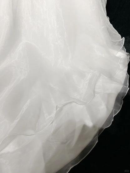 Unique Bridal Gown A Line Spaghetti Straps Long White 70s Wedding Dresses Vintage Bridal Gowns DH1145