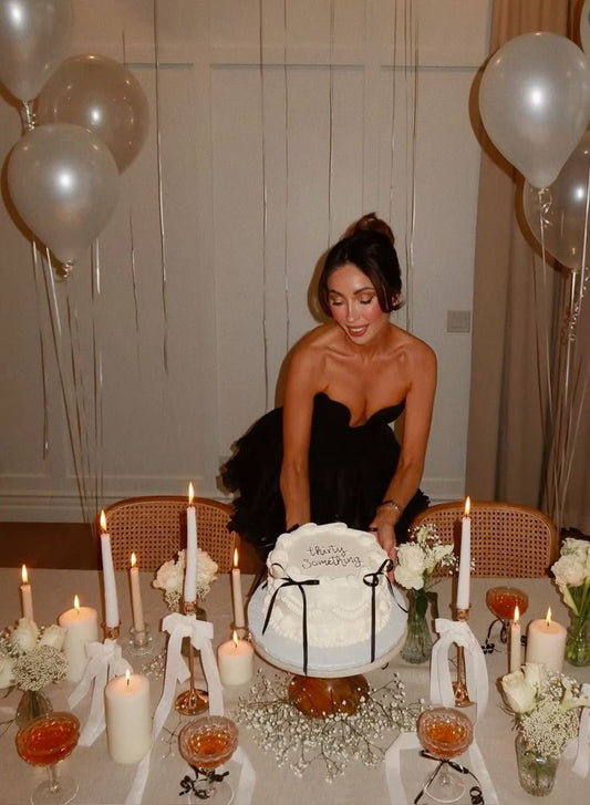 Sexy Ball Gown Little Black Dress Chiffon Mini Short Formal 8th Grade Homecoming Dresses Summer Middle School Hoco Dress 20th Birthday Outfits DH1181