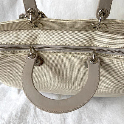 Dior Beige Leather Nappy Diaper Bag