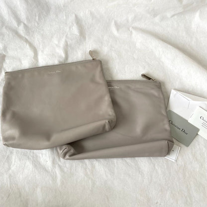 Dior Beige Leather Nappy Diaper Bag